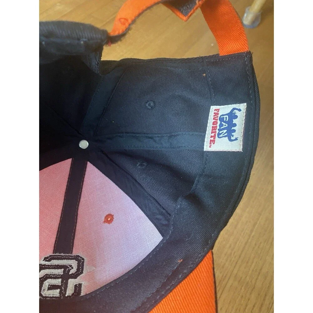 VTG EUC San Francisco Giants Hat Cap Orange Embroidered Fan Favorite Kids MLB